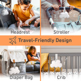 Pure Enrichment PureBaby Cloud fonctionne sur piles pour voyages sans électricité.