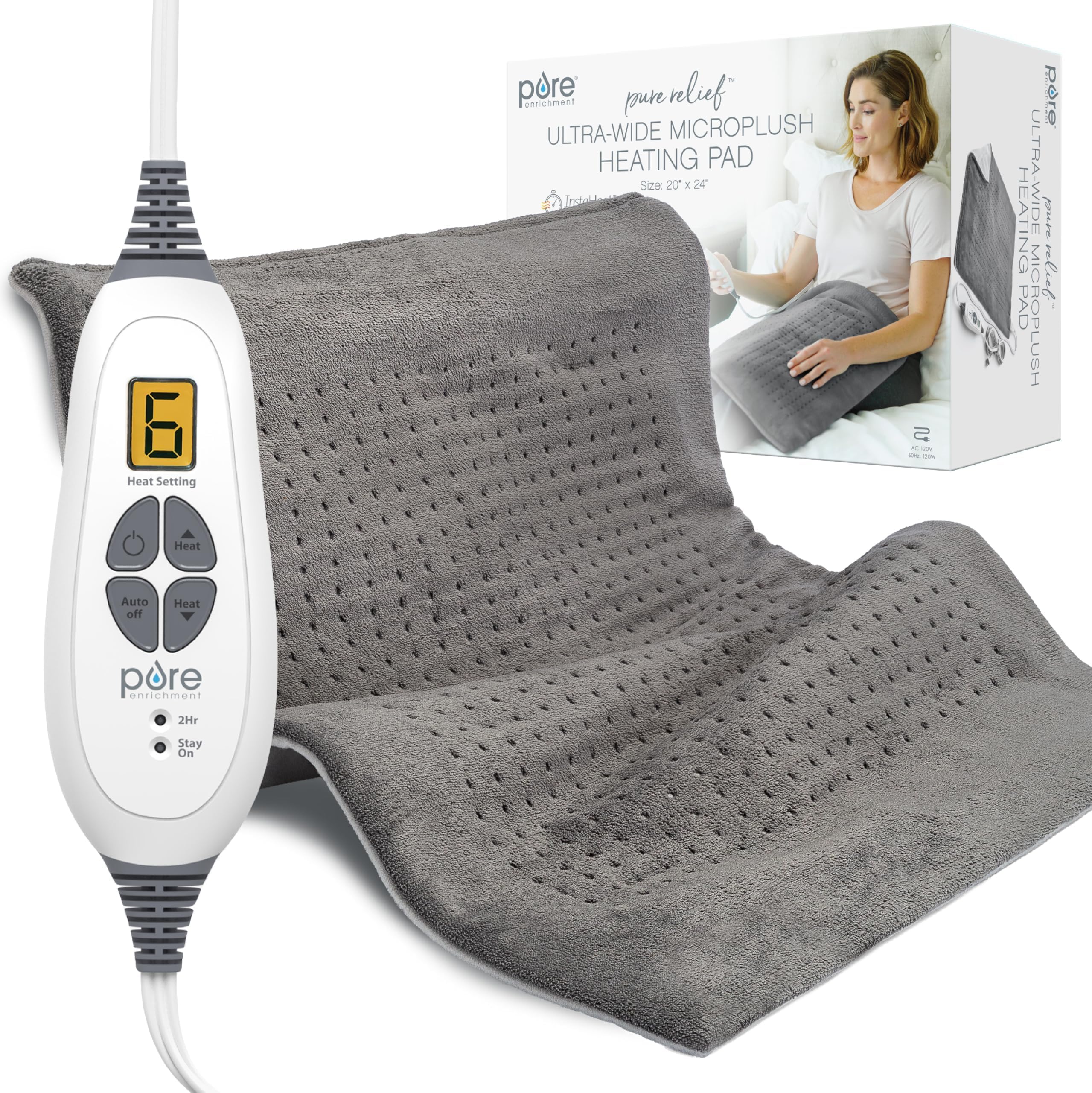 Pure Enrichment PureRelief ultra-wide 20x24 pour un confort musculaire accru