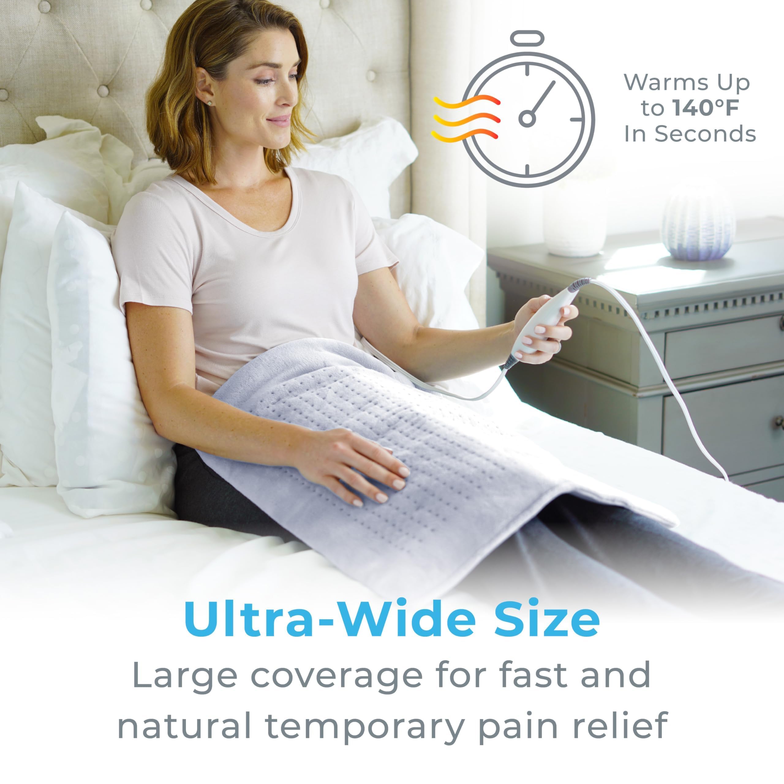 Contrôleur LCD détachable du PureRelief Ultra-Wide pour ajustements faciles