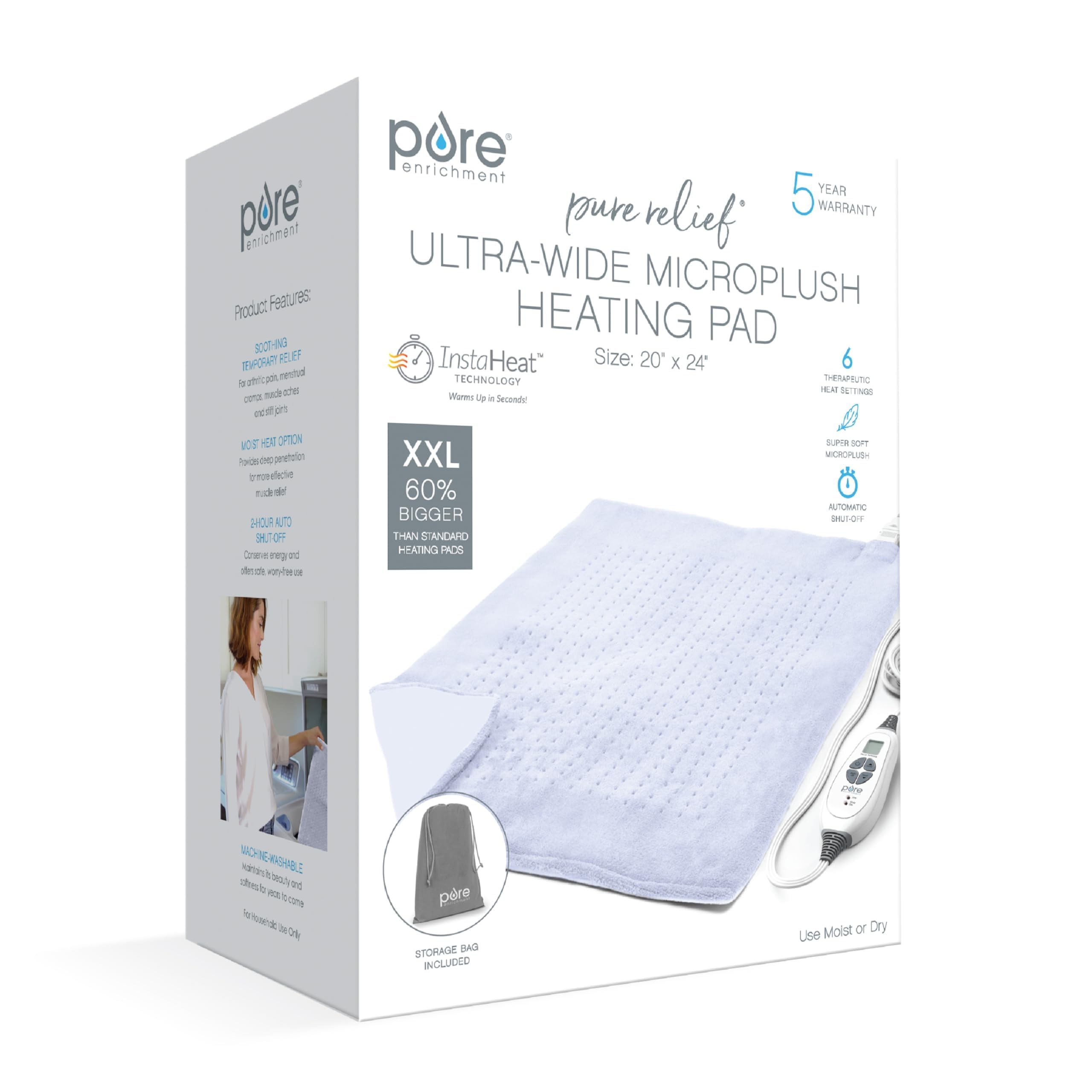 Lavable en machine: entretien facile du PureRelief Ultra-Wide