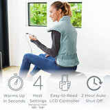 Ceinture élastique et boucles intégrées pour un maintien sûr avec PureRelief XL.