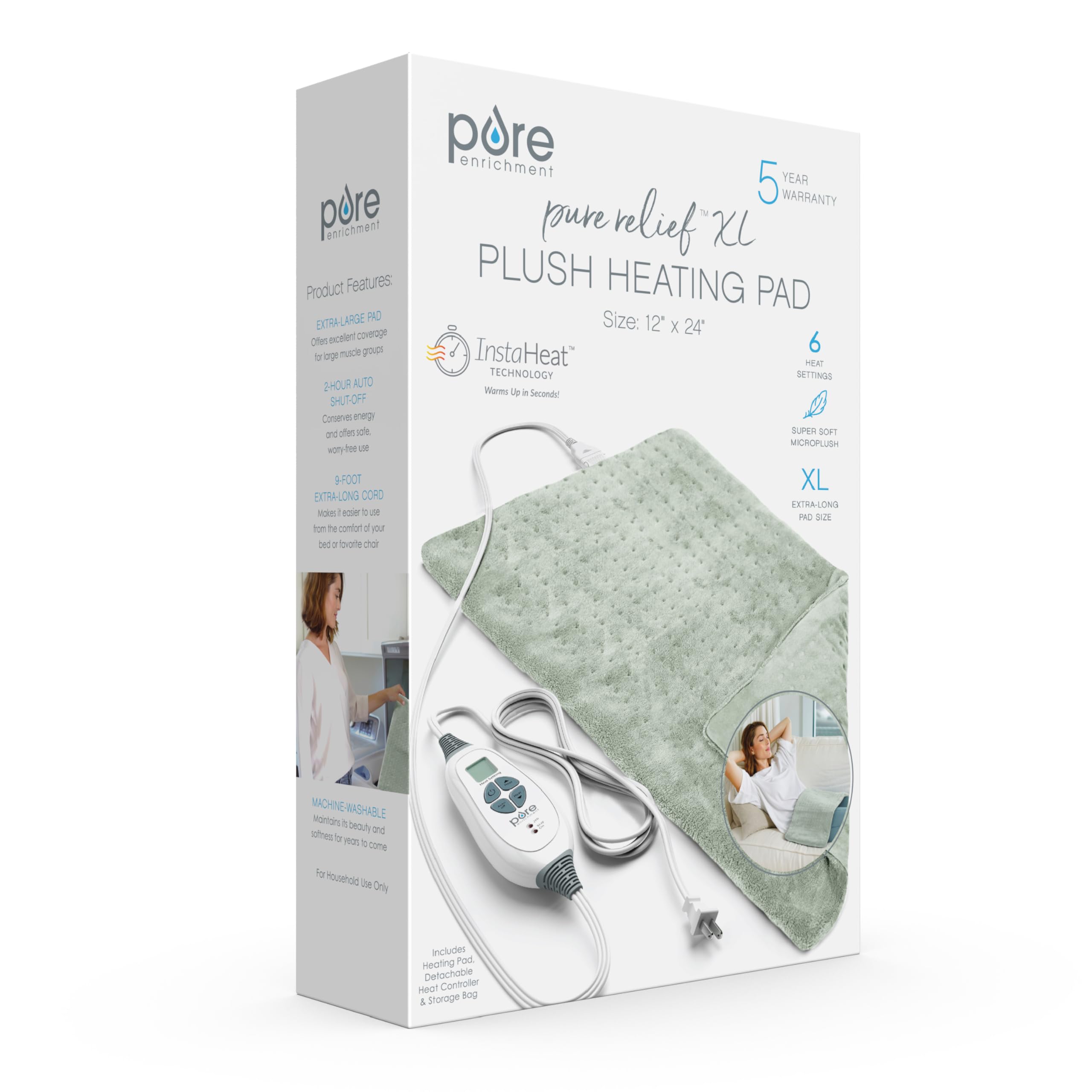 Pure Enrichment PureRelief XL – garantie constructeur de 5 ans