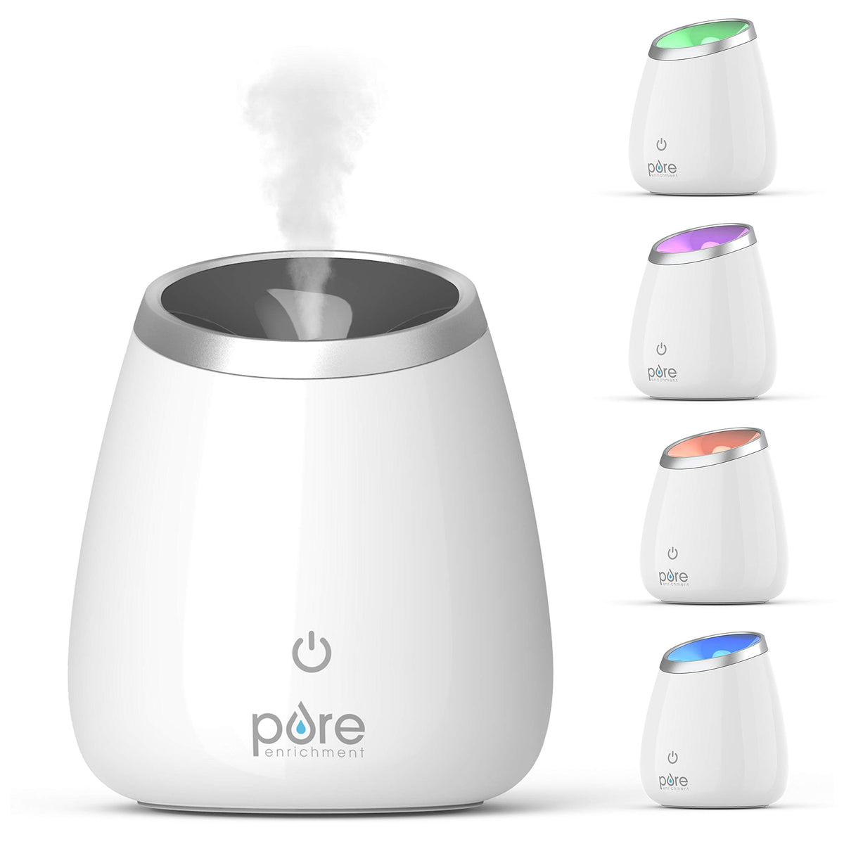 Pure Enrichment PureSpa Deluxe vue avant, diffuseur ultrasonique apaisant pour la maison
