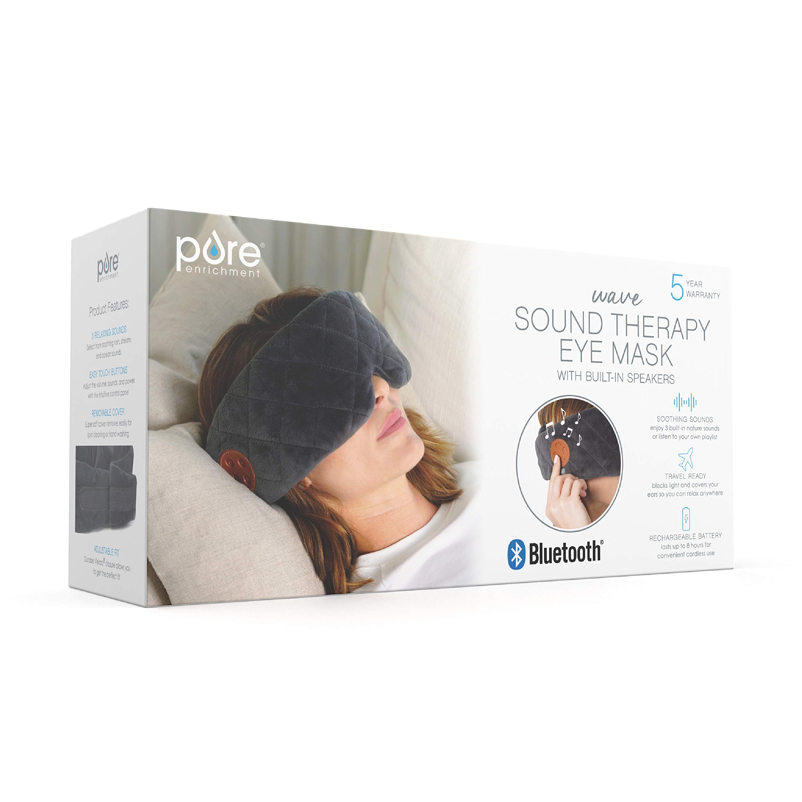 Wave Masque Yeux Pure Enrichment, compact et idéal en voyage.