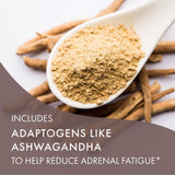 Composition adaptogène Pure Essence Labs Adrenal Stability soutient la gestion du stress.