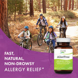 Étiquette AllerFree visible, informations sur les ingrédients et bénéfices potentiels.