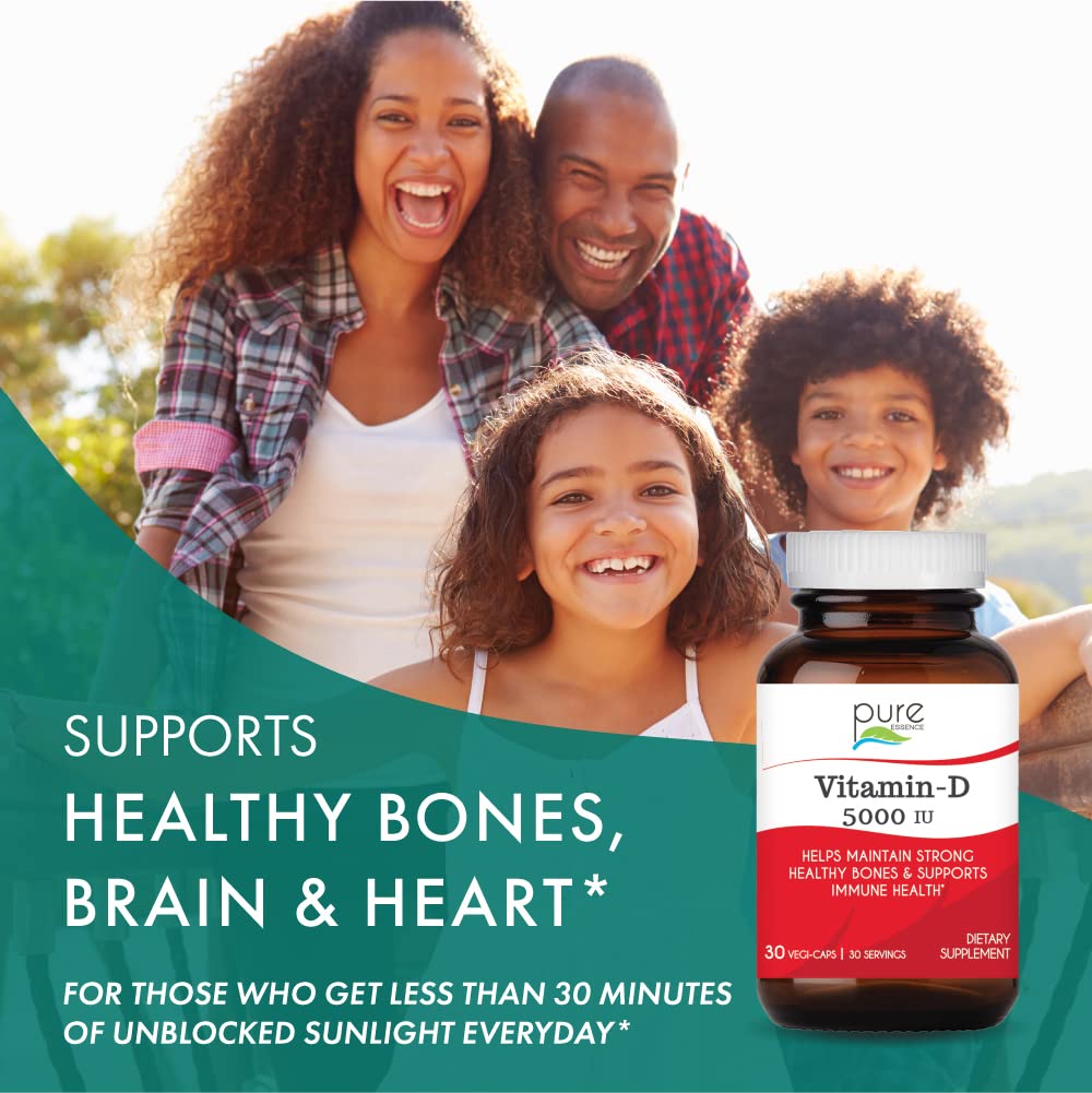 Capsules Pure Essence Labs faciles à avaler dans votre routine quotidienne.