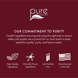 Pure Essence One n Only : laboratoire américain et contrôle qualité pour une sécurité durable.