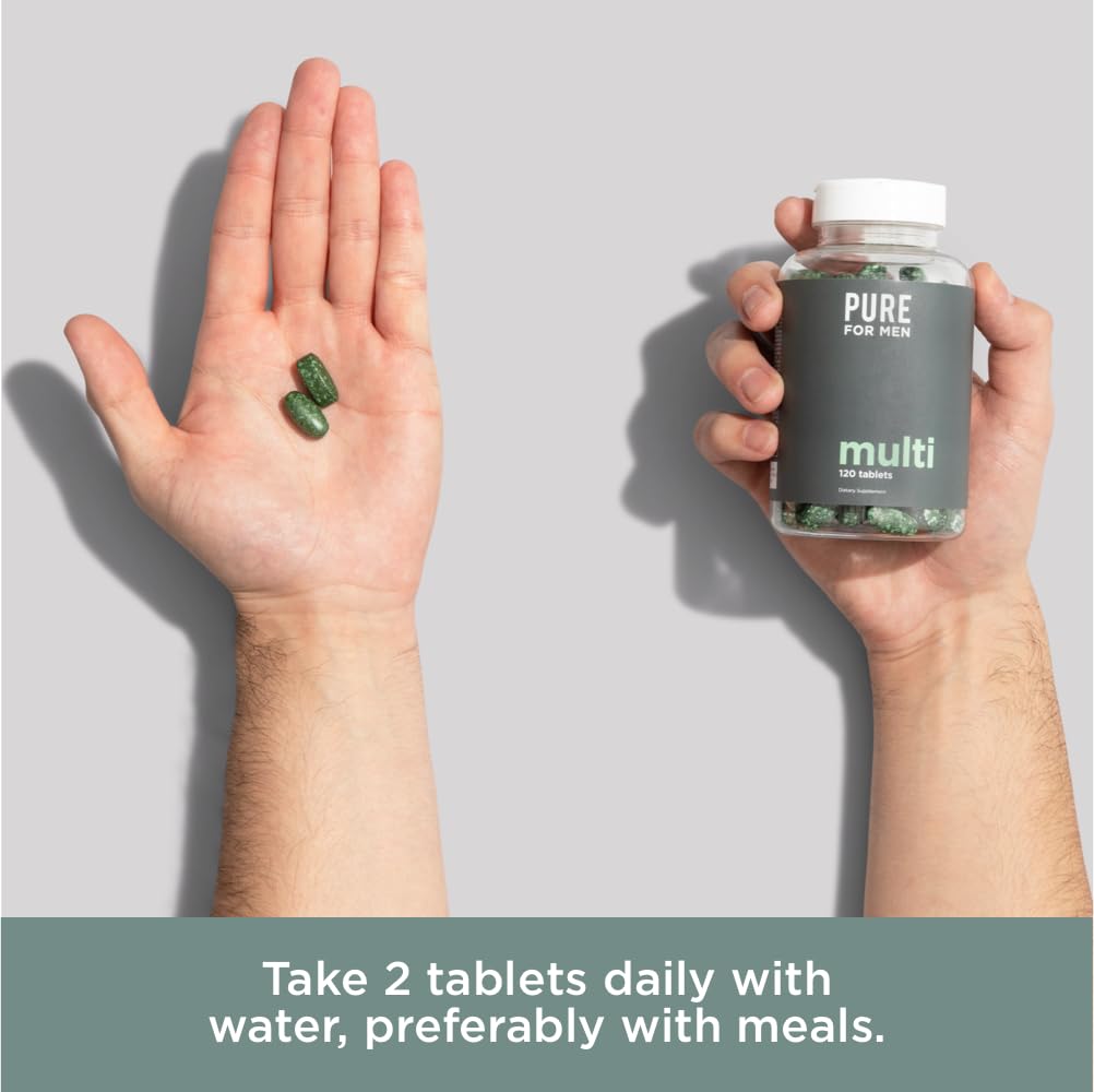 Pure for Men — soutien énergie et concentration lors des journées actives.