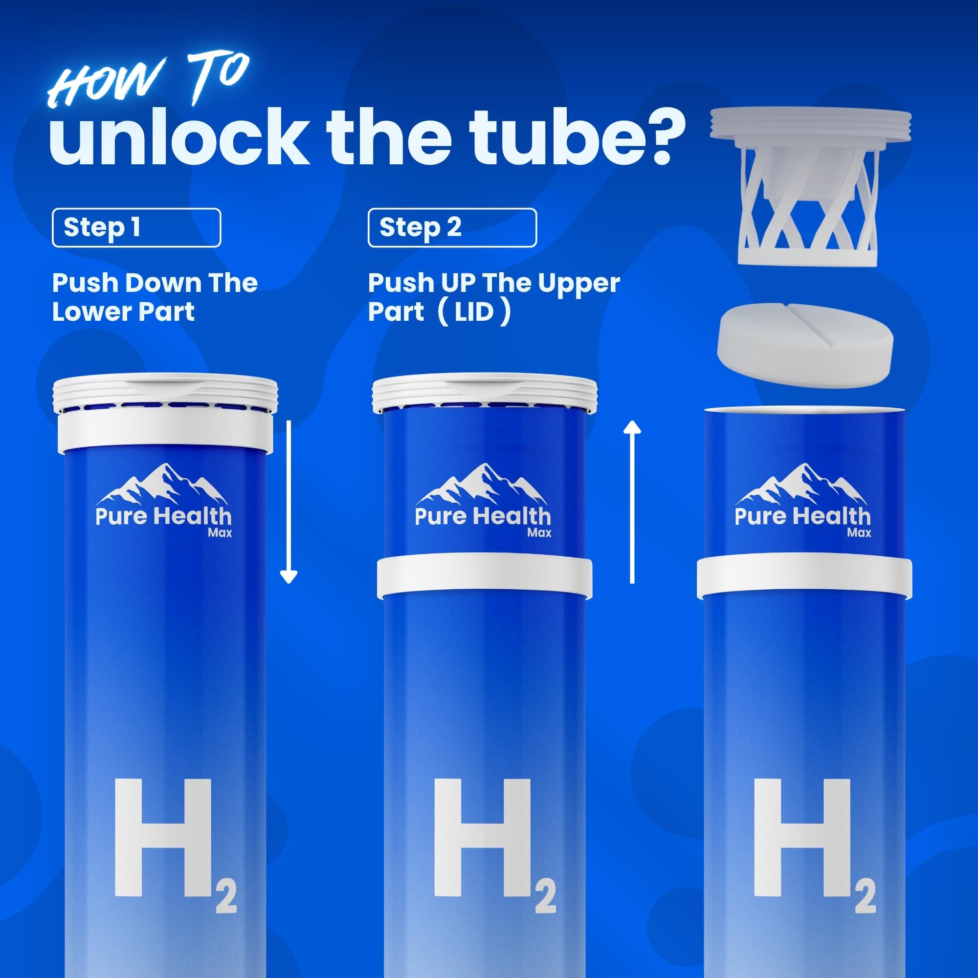 Pure Health Max PHM: formulation vegan sans colorants artificiels.