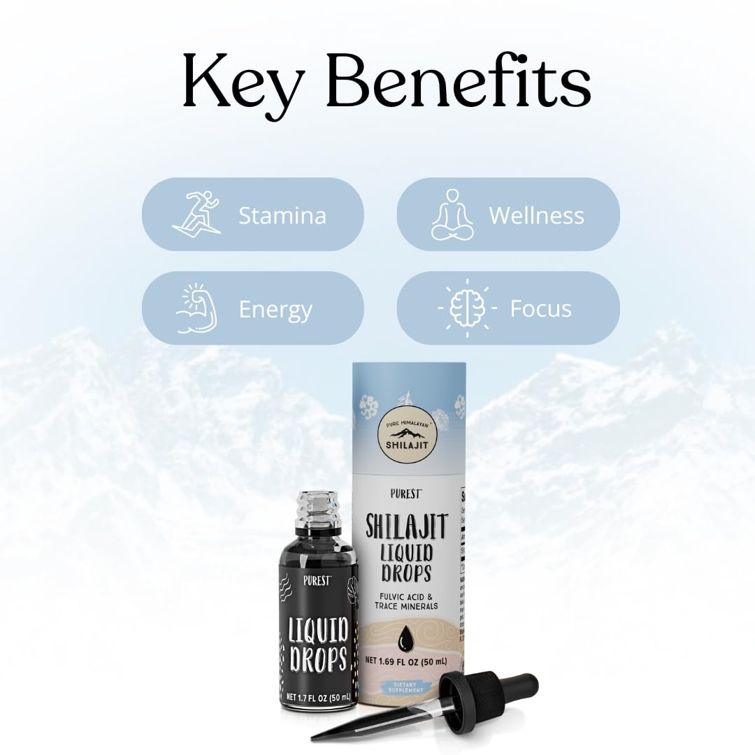 Pure Himalayan Shilajit bouteille 50ml – format pratique pour l’usage quotidien