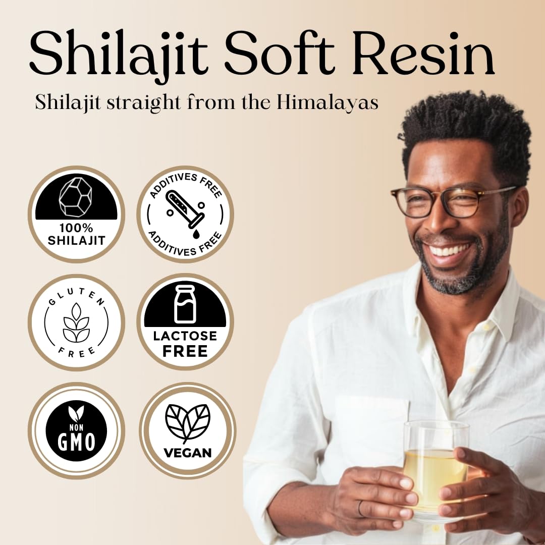 Pure Himalayan Shilajit cuillère-mesure pratique pour dosages constants.
