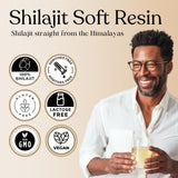 Pure Himalayan Shilajit cuillère-mesure pratique pour dosages constants.