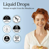Pure Himalayan Shilajit extrait – compte-gouttes inclus pour dosage précis