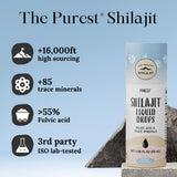 Pure Himalayan Shilajit extrait – fulvic et humique naturels favorisent l'harmonie corporelle