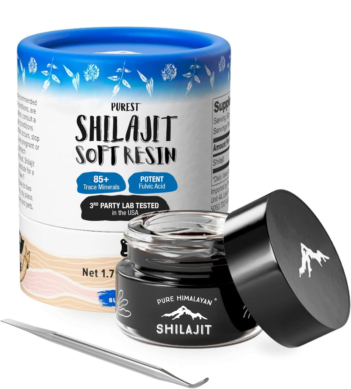 Pure Himalayan Shilajit résine douce en haute montagne, soutien énergétique naturel.