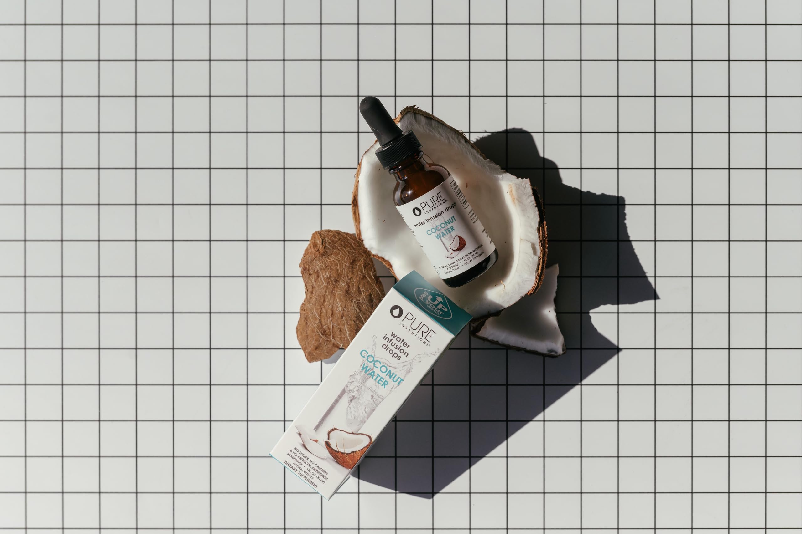 Arôme noix de coco naturel Pure Inventions pour une hydratation gourmande.