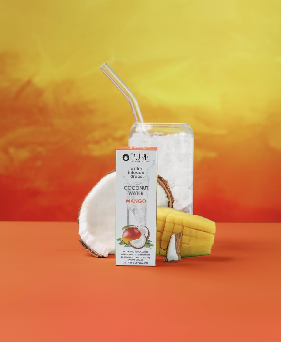 Gouttes saveur coco sans sucre ajouté pour eau plate ou pétillante