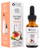 Gouttes Pure Inventions eau coco electrolytes pour hydratation rapide et rafraîchissante