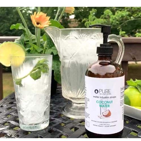Pure Inventions gouttes infusion mangue coco — moment de dégustation rafraîchissant et naturel