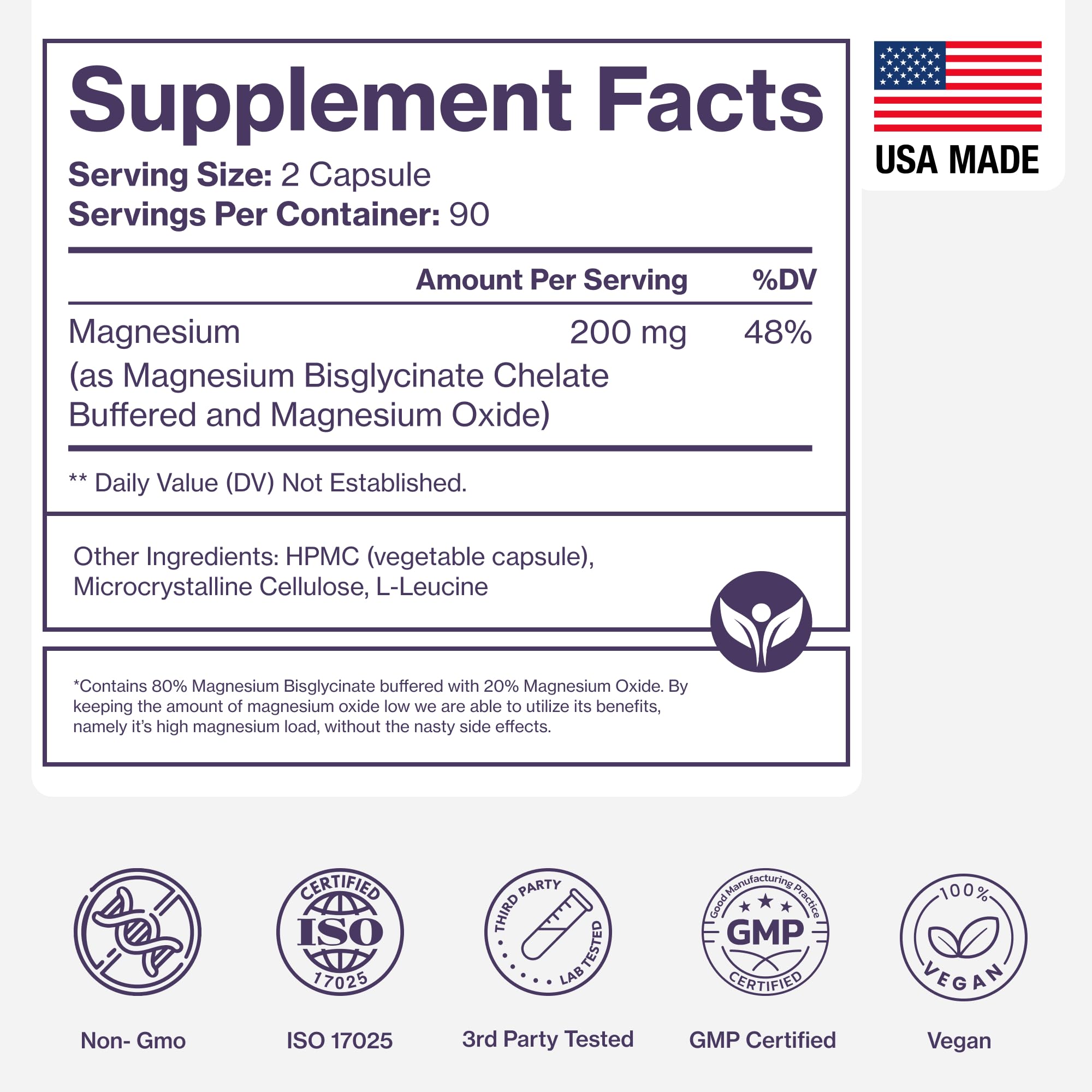 Pure Micronutrients Magnesium Glycinate absorption élevée pour démarrer la journée.