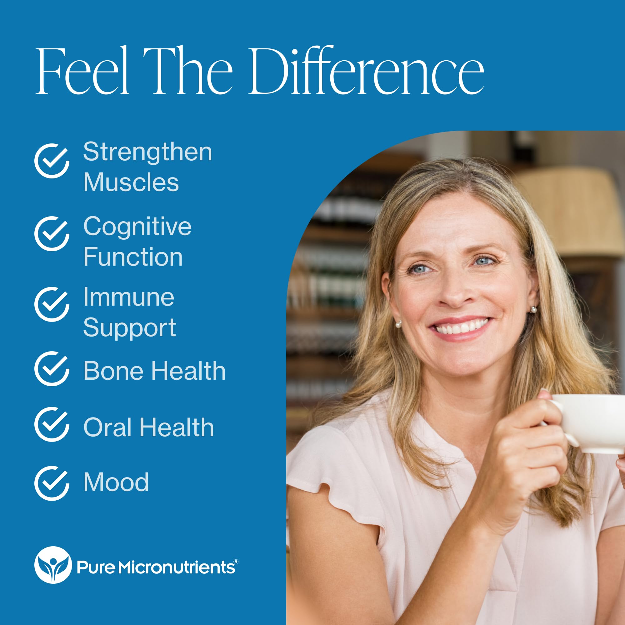 Pure Micronutrients D3 K2, gélules vegan, MK7 100 mcg et D3 5000 UI – absorption potentielle