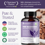 Pure Micronutrients Magnesium Glycinate forme chelatée pour meilleure absorption.