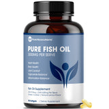 Pure Micronutrients - Bouteille d'huile de poisson, soutien potentiel au cœur et à la vision.
