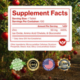 Pure Micronutrients Mega Zinc facilité de digestion et tolérance gastrique améliorée.