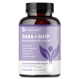 Bouteille Pure Micronutrients Pure 5-HTP + GABA prête pour le sommeil et la détente.