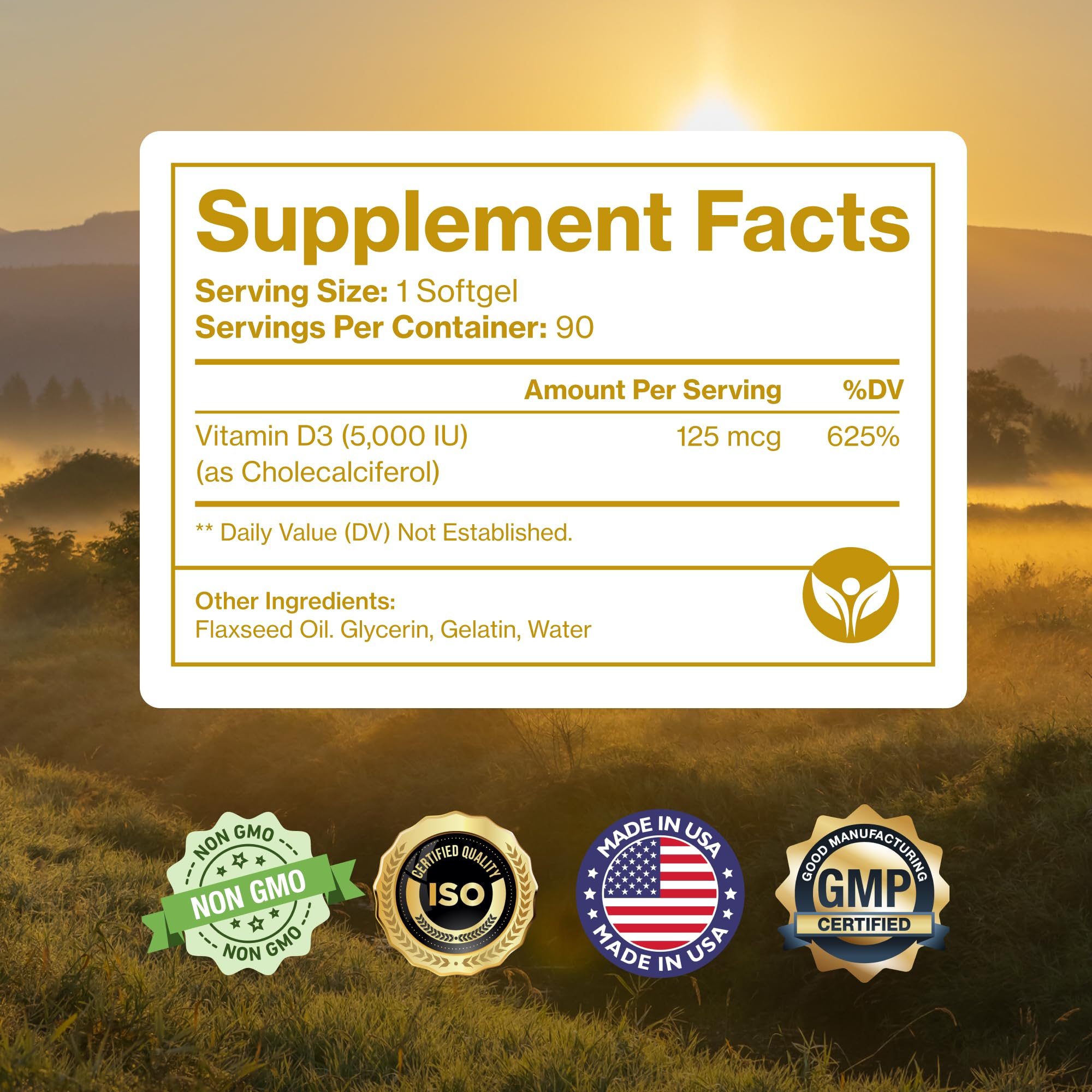 Pure Micronutrients Pure D3 : ingrédients naturels sans additifs inutiles