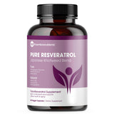 Pure Micronutrients Resveratrol – bouteille de 60 capsules, soutien potentiel cardio-immunitaire.