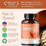 Pure Micronutrients Zinc, contrôle qualité par des tiers pour la pureté.