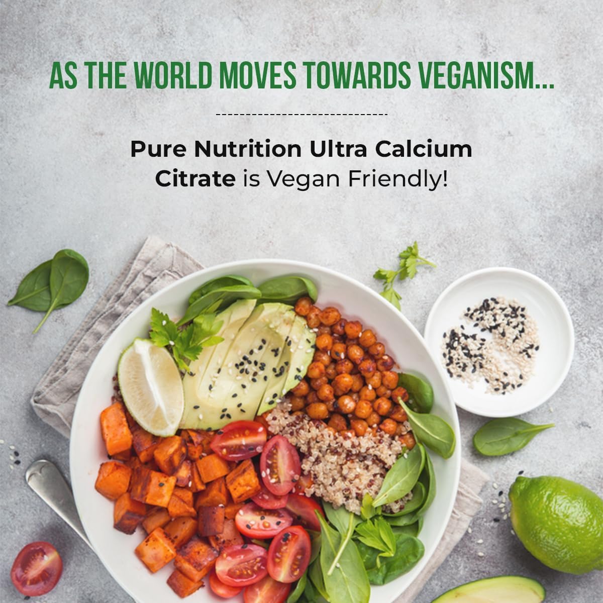 Pack triple Pure Nutrition Ultra Calcium, 270 comprimés pratiques