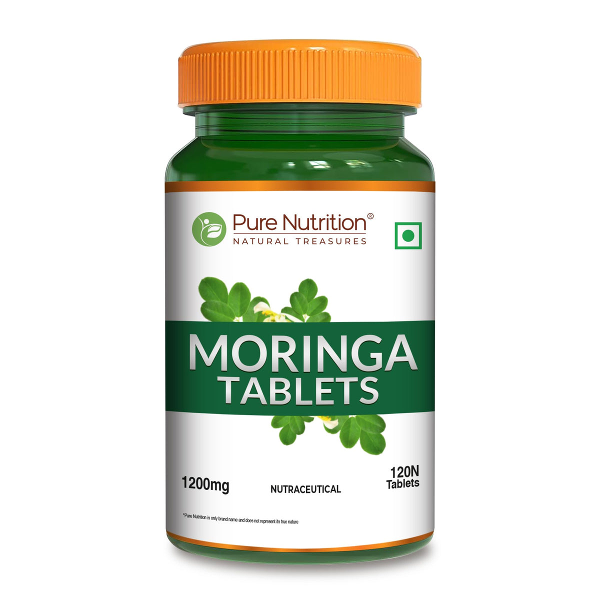 PURE NUTRITION NATURAL TREASURES – boîte de tablettes végétales Pure Nutrition Organic Moringa, pratique au quotidien.