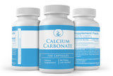 Pure Original Ingredients Calcium Carbonate – emballage montrant le lieu de conditionnement dans l'Utah, États‑Unis