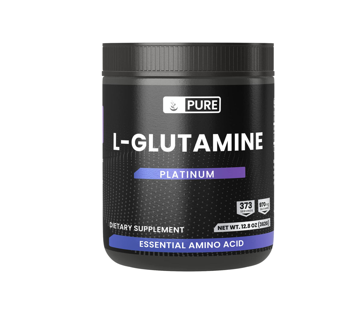 Pure Original Ingredients L-Glutamine : poudre sans arôme pour shakes protéinés.