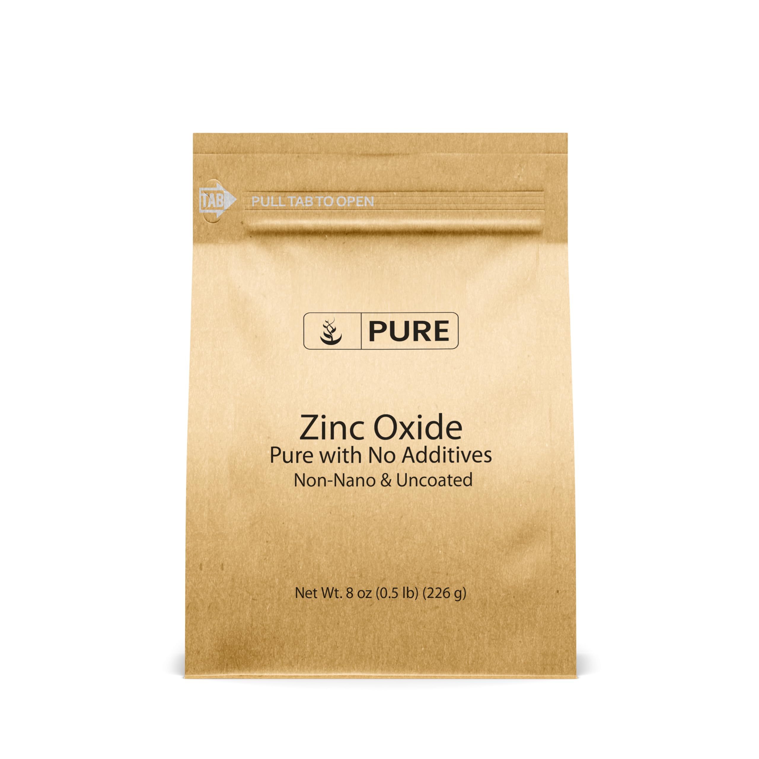 Pure Original Ingredients Zinc Oxide, emballage écologique et non-nano pour vos formulations.
