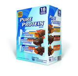 Barre Pure Protein chocolat beurre de cacahuète, idéale comme encas rapide après l’entraînement.