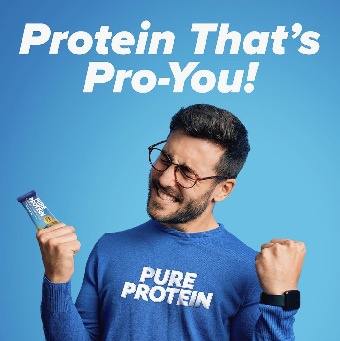 Barre Pure Protein après l’entraînement pour récupération pratique.