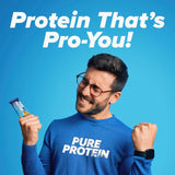 Barre Pure Protein après l’entraînement pour récupération pratique.