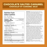Texture veloutée de Pure Protein sans gluten chocolat caramel