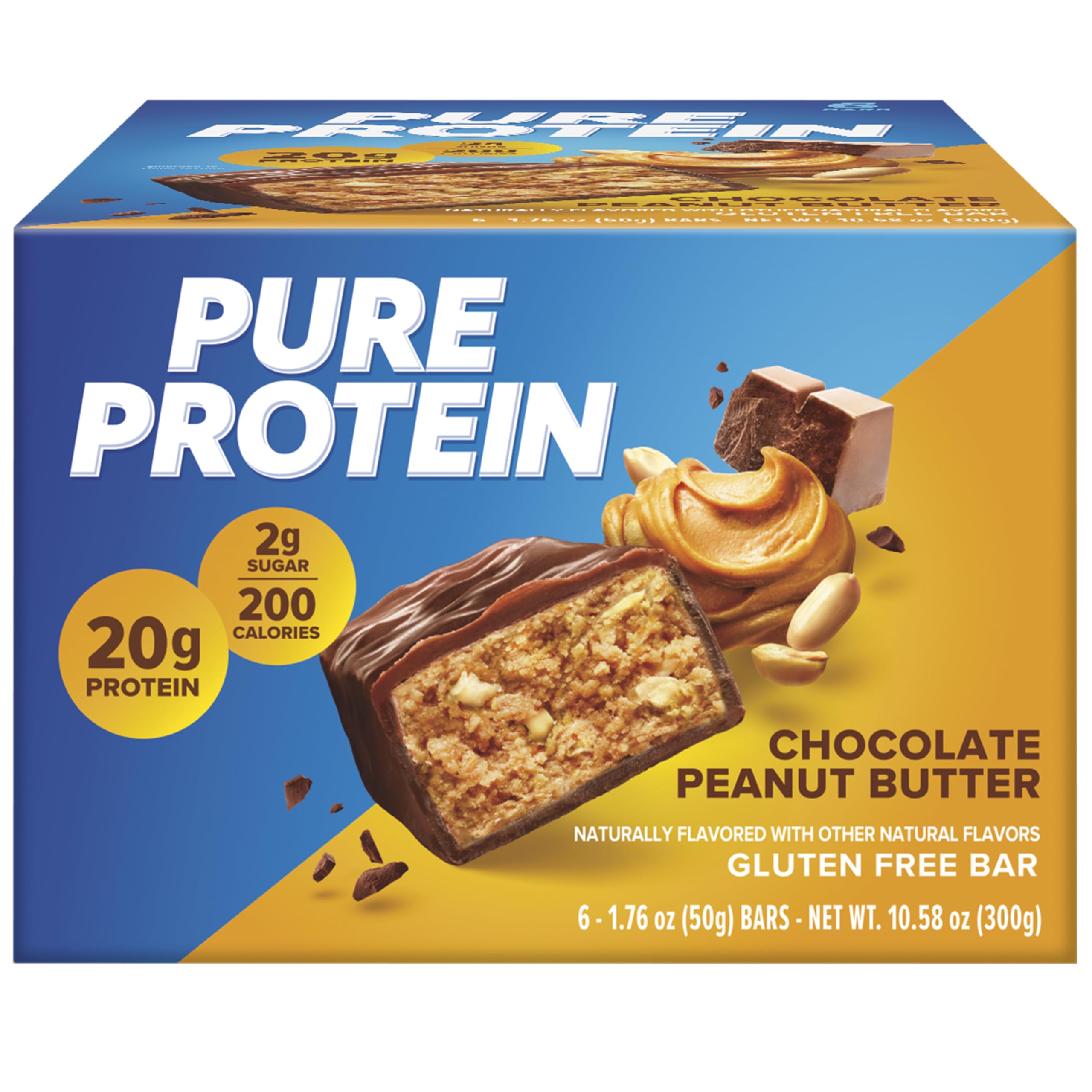 Barre Pure Protein énergie quotidienne, source de protéines pratique.