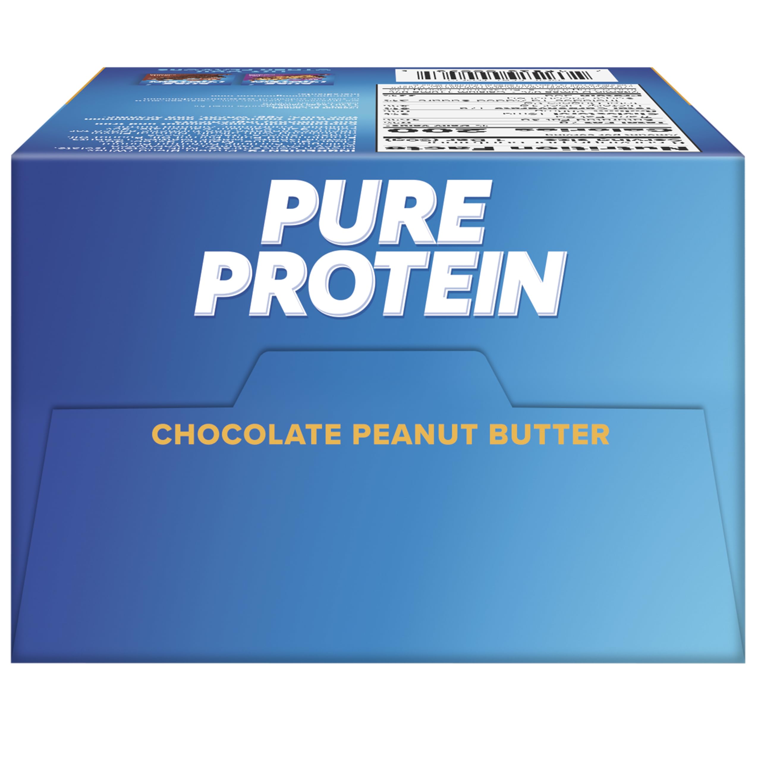 Barre Pure Protein texture moelleuse, portion idéale pour collation.