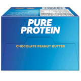Barre Pure Protein texture moelleuse, portion idéale pour collation.