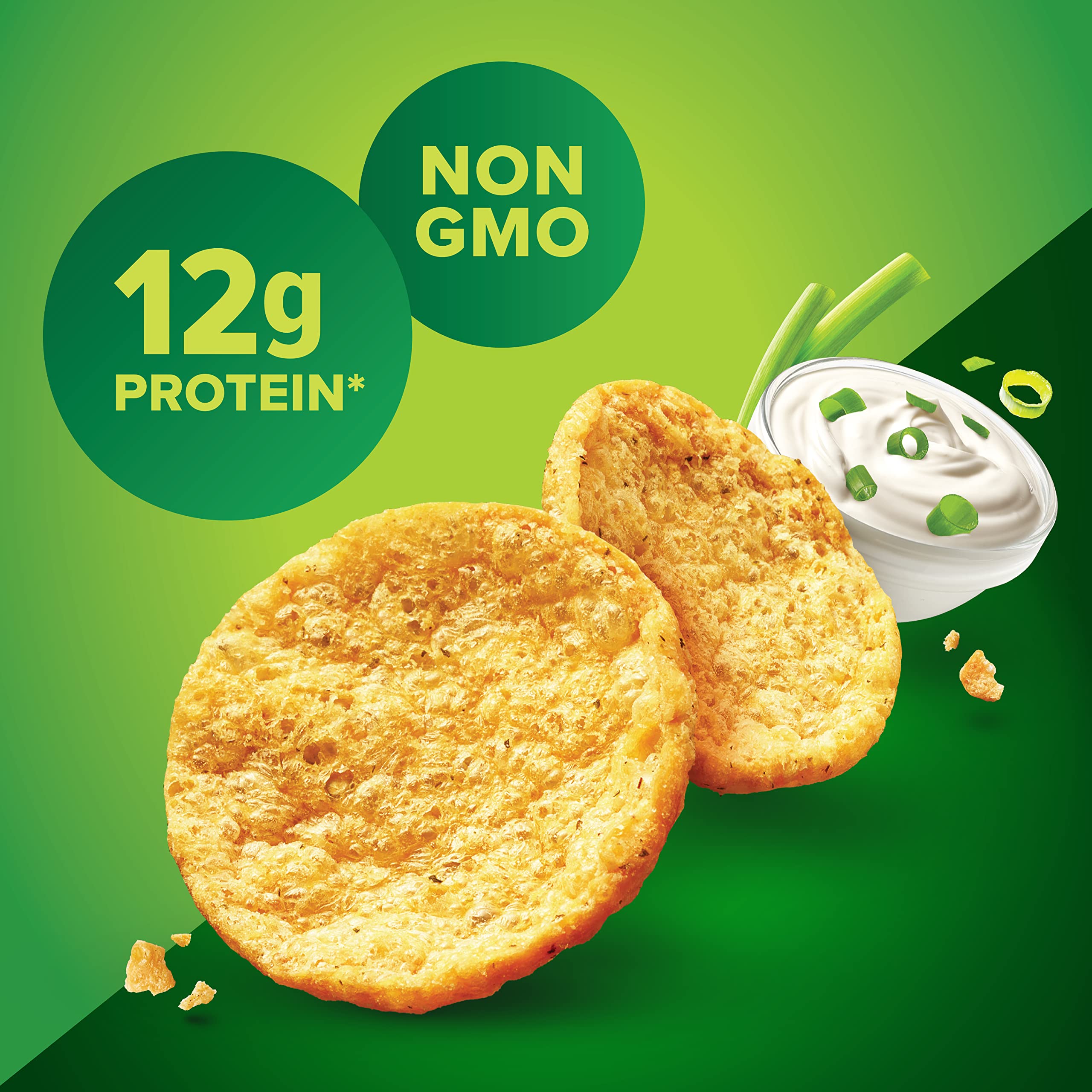 Pure Protein Popped Crisps sans friture sans gluten et sans OGM.