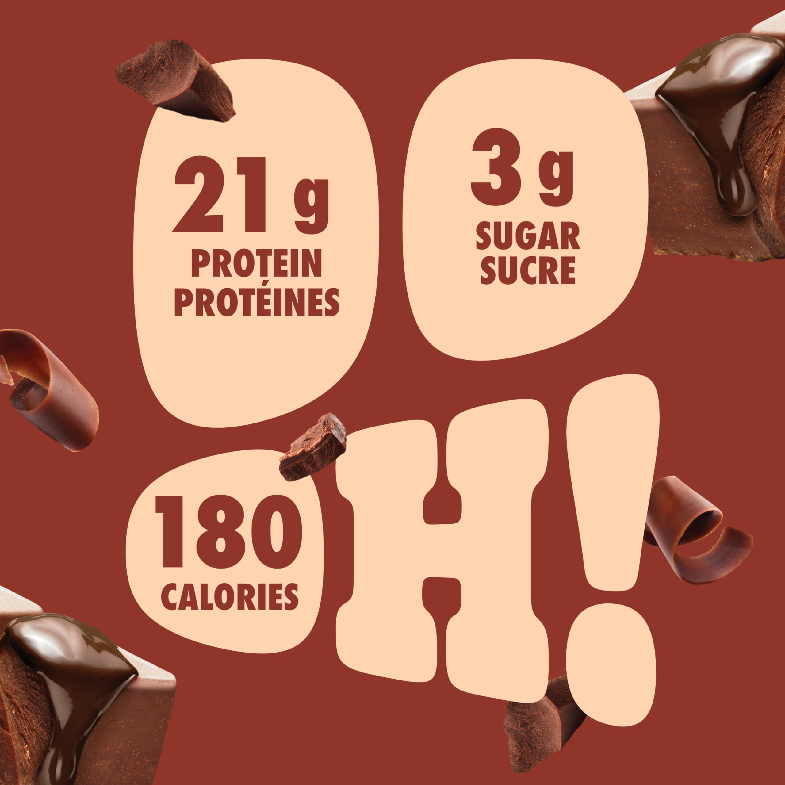 Pure Protein : barre avec 20 g de protéines pour soutenir vos entraînements.