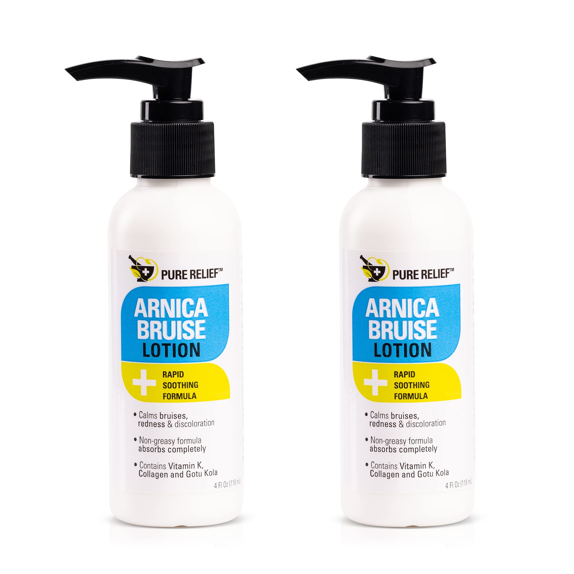 Pure Relief Arnica Lotion, flacon-pompe prêt à l’emploi pour les bleus et gonflements