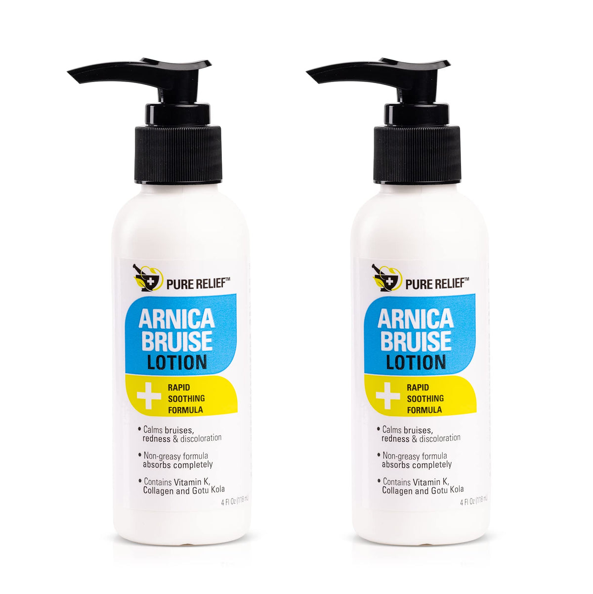 Pure Relief Arnica Lotion, flacon-pompe prêt à l’emploi pour les bleus et gonflements