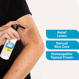 Pure Relief Arnica Lotion montre texture hydratante adaptée aux peaux sensibles